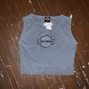 Vintage Harley Davidson Crop Tank